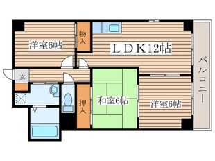 グランドール瑞天の物件間取画像